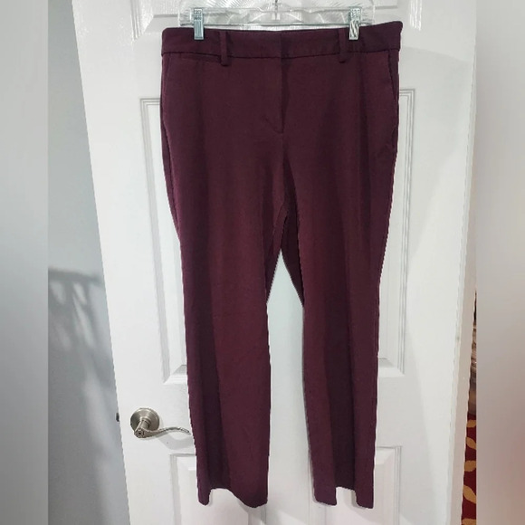 Talbots Merlot Barely Boot Pants in Size 14 P - Petite - Picture 1 of 14